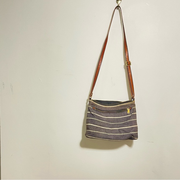 Fossil Tan and Gray Crossbody Bag - Picture 2 of 11